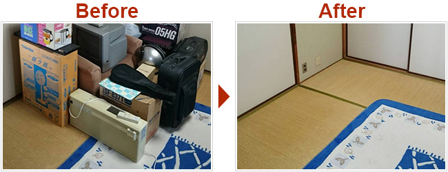 大阪府豊中市 部屋の整理で出た不用品回収