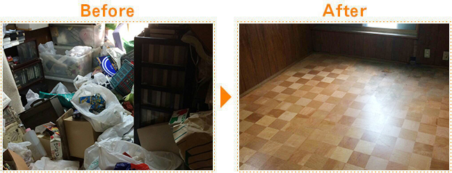 ゴミ屋敷の清掃 (3日目)