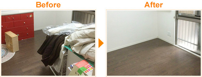 3LDK家財一式の不要品撤去