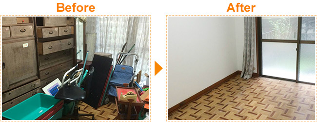 引越後に残った不要品の回収
