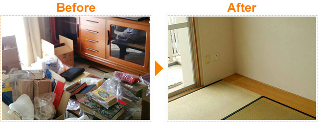 家財一式の不要品回収