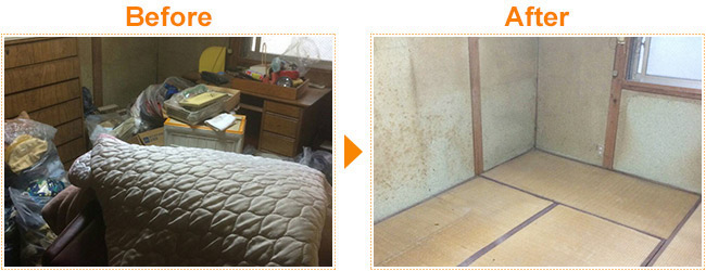 家財一式の不要品回収