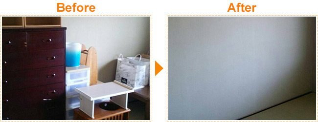 引越し前に、一部屋のお片付け