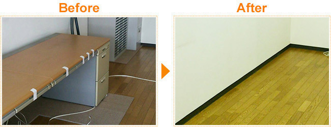 事務用品のお片付け