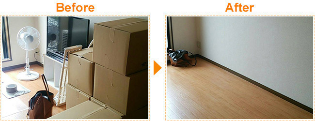 不要品回収・買取りと単身簡単お引越し